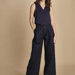 gilet in lana gessato 3779 001T circolo 1901 
