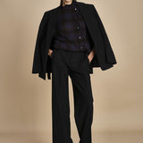 camicia a quadri con rouches G0743081 Q291 n21 
