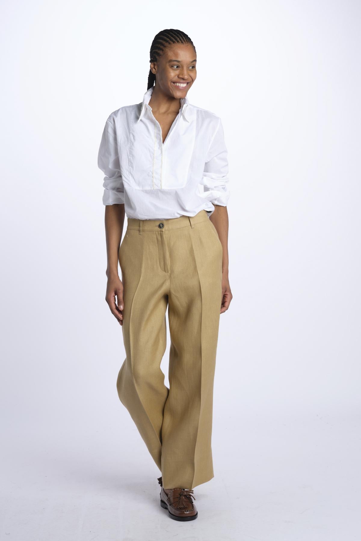 Pantalone MAMI cropped tasche dietro MAMI250805 112 quelledue 