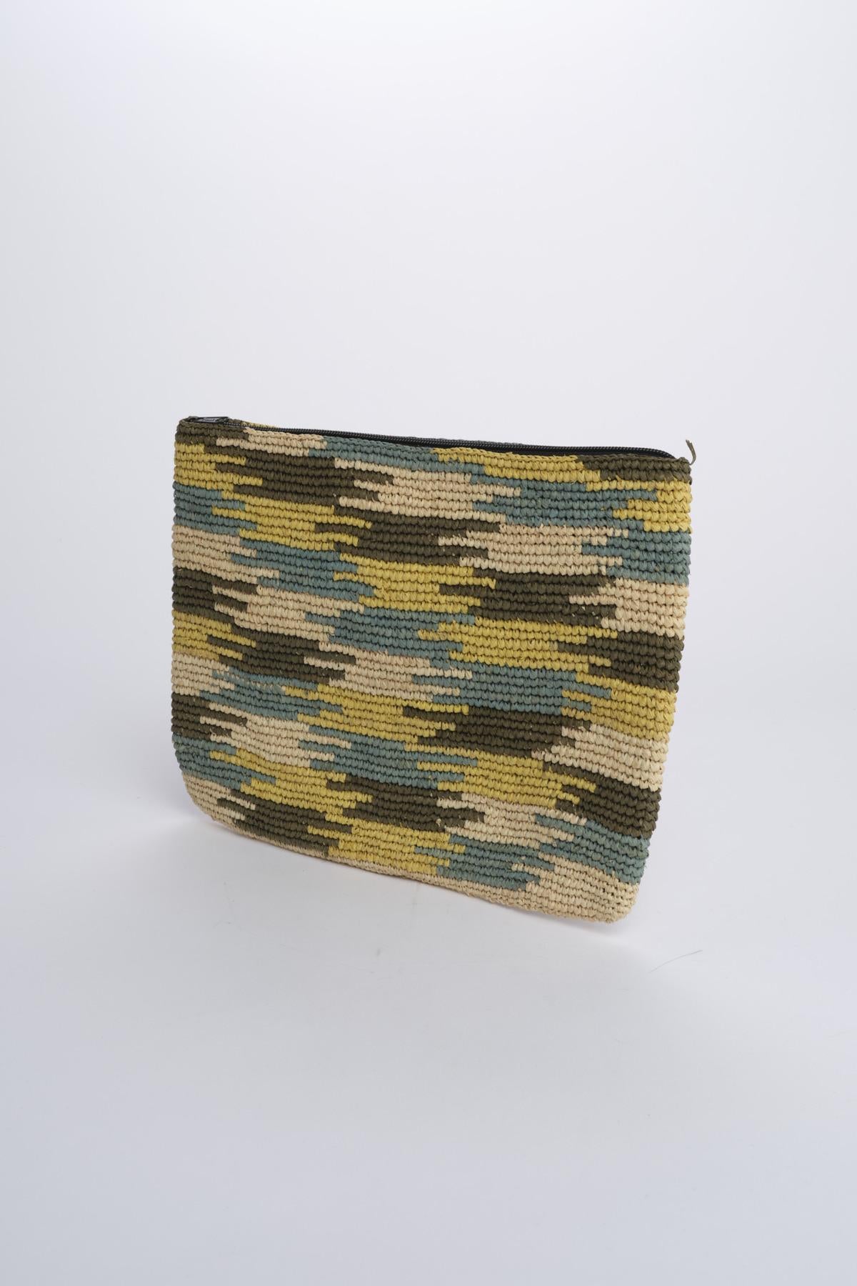 MARILIA pochette  raphia MARILIA MORO camalya 