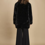cappotto in ecofur. ANASTASIA NOIR giovanni paris 