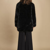 cappotto in ecofur. ANASTASIA NOIR giovanni paris 