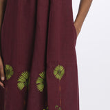 GIRAFFE abito spalline by milaura. BE24983 BURGUNDY benaras soleil 