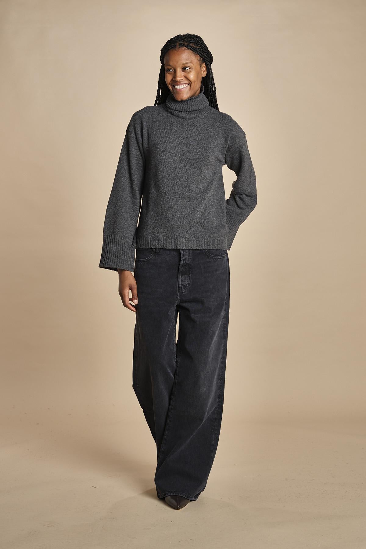 dolcevita con manica a campana by milaura. d2500895 871 GRIGIO B milaura 