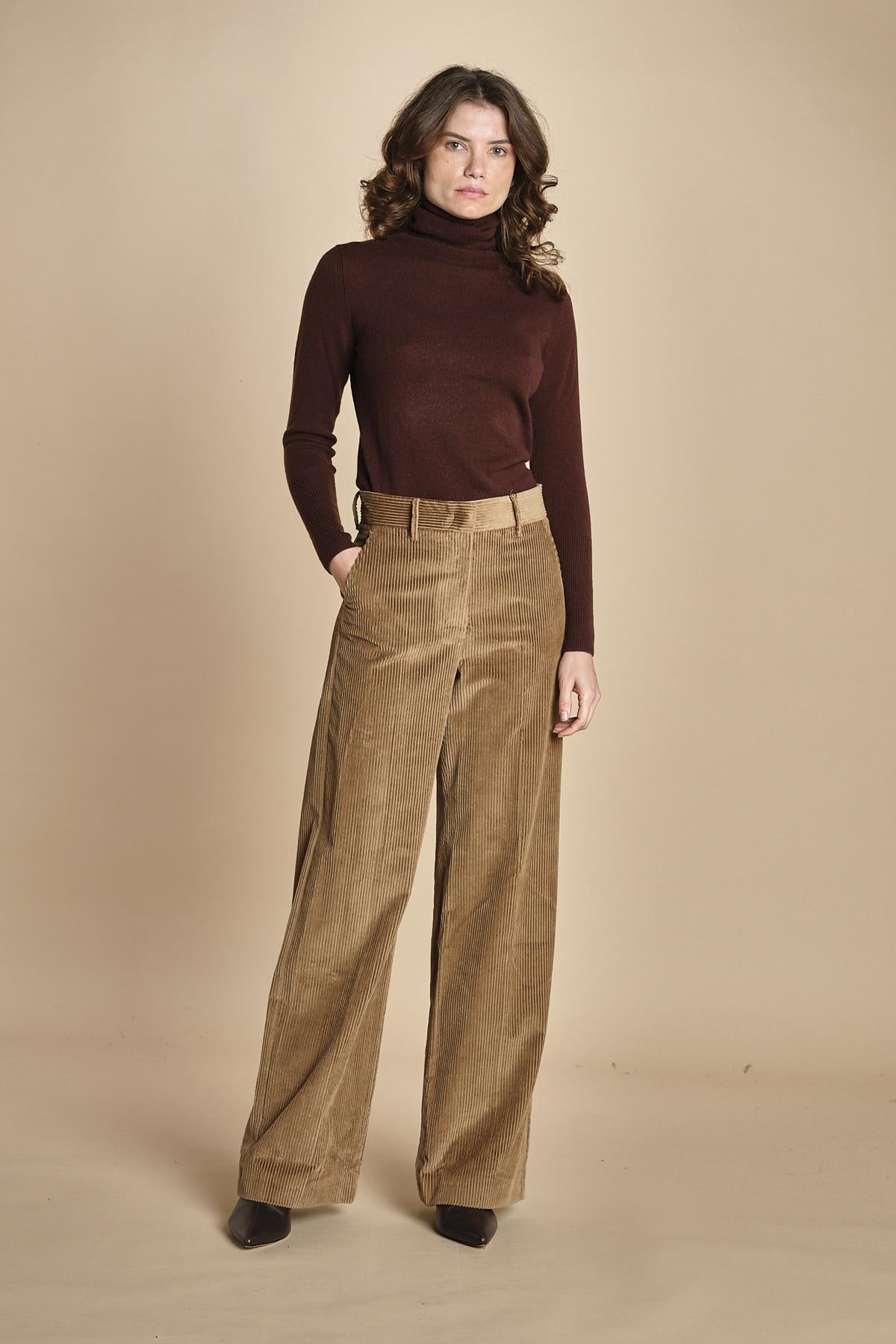 pantalone diritto in velluto rocciatore TANIA 2525136092600 006 weekend maxmara 