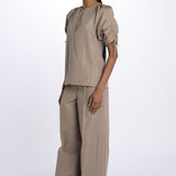 Camicia SHIRRED manica sbuffo 21640LCO STONEGREY phillip lim 