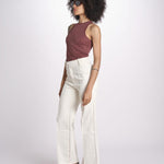 pantalone YOSHITOMO 26R4PAN15 ECRU destree 