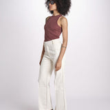 pantalone YOSHITOMO 26R4PAN15 ECRU destree 