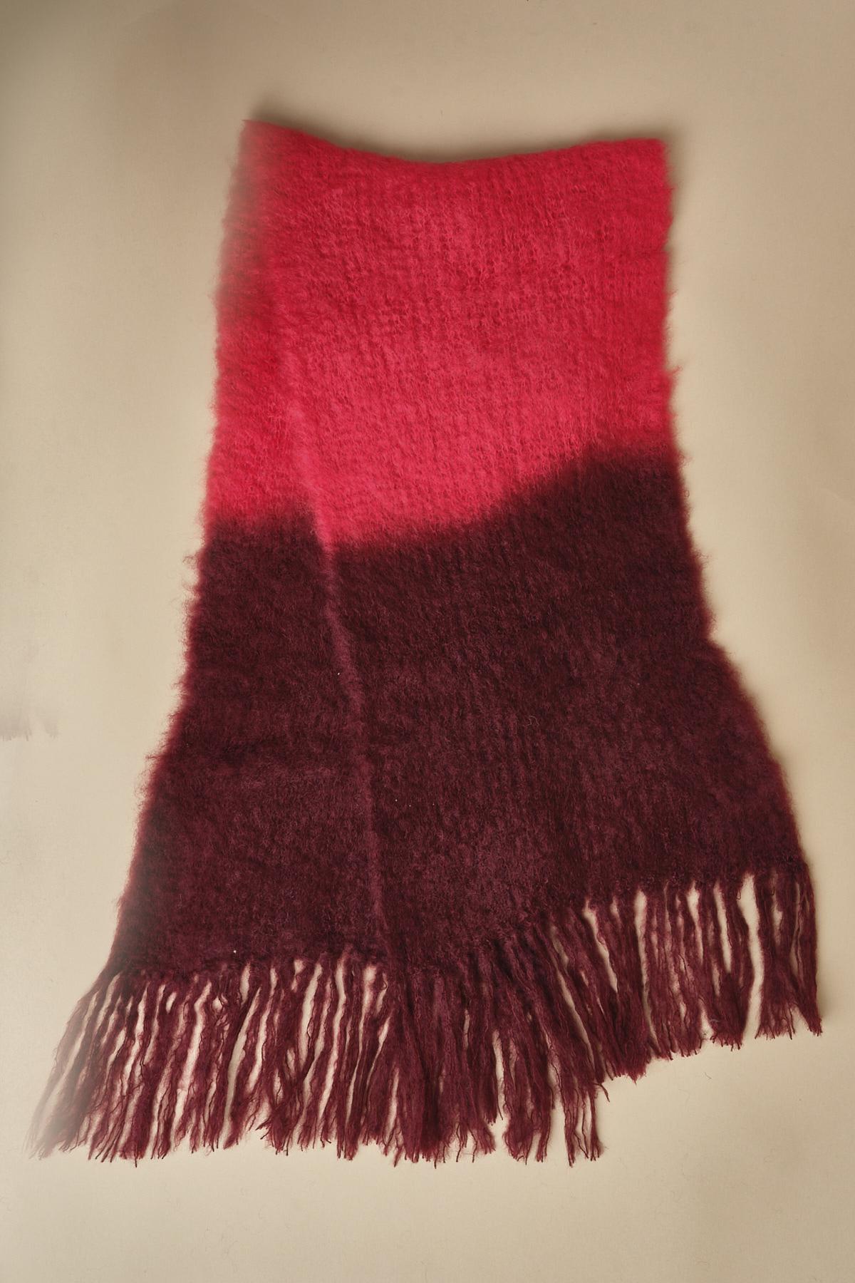 sciarpa mohair bicolore. CHA SEAFOAM hinterveld 