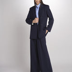 Blazer doppiopetto strutturato dalla linea allungata VELOCE 2615041081600 001 BLU weekend maxmara 