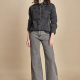 camicia in denim SOFIA CARBON fam 