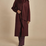 VALERAN cappotto double con sciarpa 5HA28-V01001 BORDEAUX vanessa bruno 