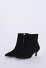 Suede ankle boot with 5cm stiletto heel