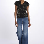 Tunisien ml cl multi strass JWTN02633 BLACK zadig & voltaire 