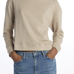 T-shirt felpa m/l WSW02 FEATHER GREY merz b 