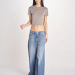 t-shirt costine m/c PARGA 026TS614RM FUMO woc 