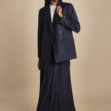 blazer over doppiopetto L02130166479 BLU n21 