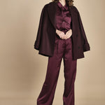 camicia in raso CANOLI PRUNE ba&sh 