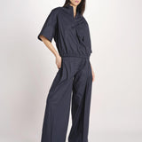 polo manica corta con elastico TYCHE TYCO2 NAVY nine in the morning 