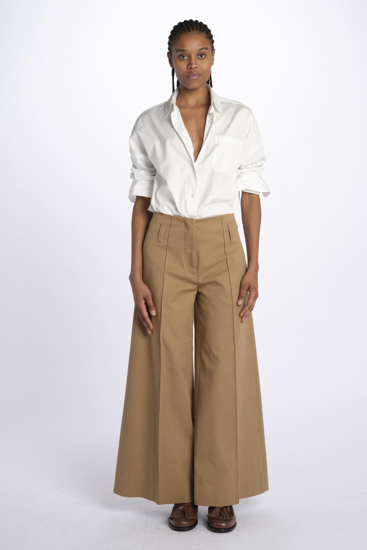 Pantalone ORIANA cropped nervature denim ORIANA540170 18 quelledue 