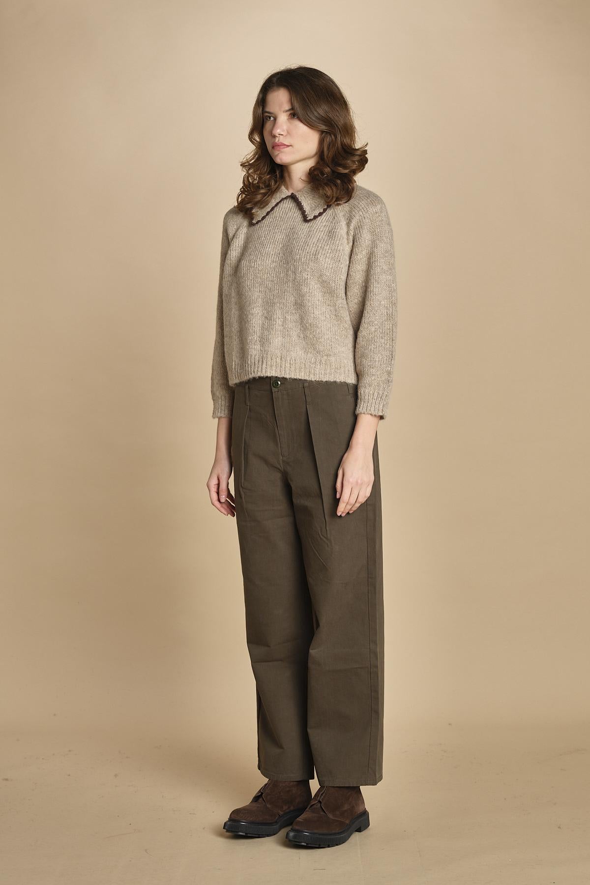 maglia con colletto. S483753 OAT the GREAT 