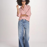 camicia check RICKA SH045CJ-RED RED CHECKS laurence bras 