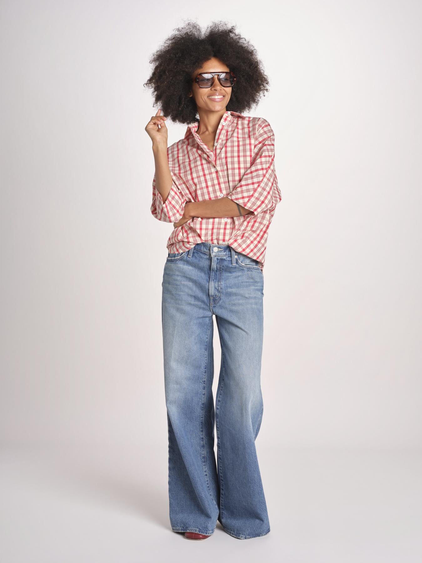 camicia check RICKA SH045CJ-RED RED CHECKS laurence bras 