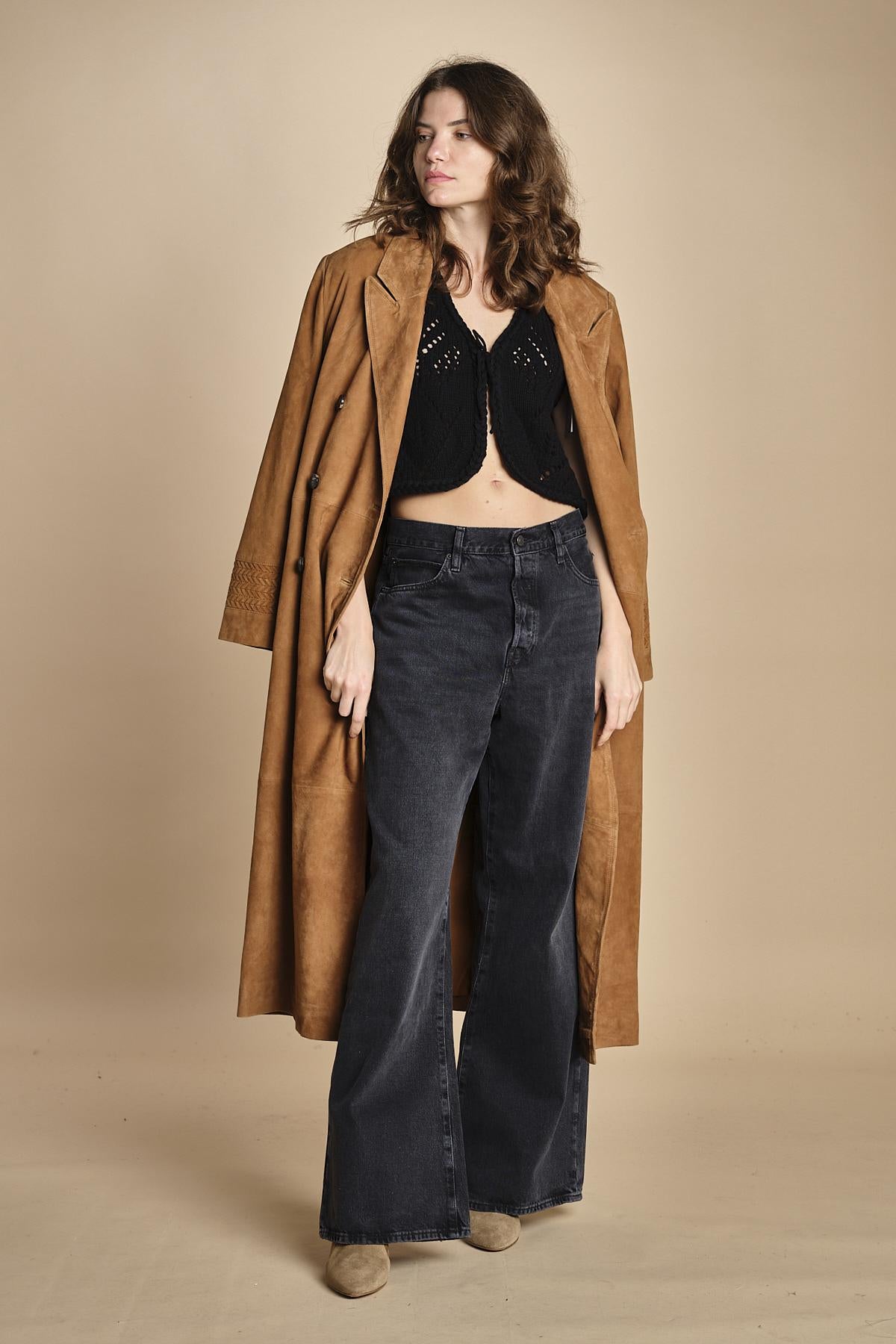 gilet in maglia GILES NOIR ba&sh 