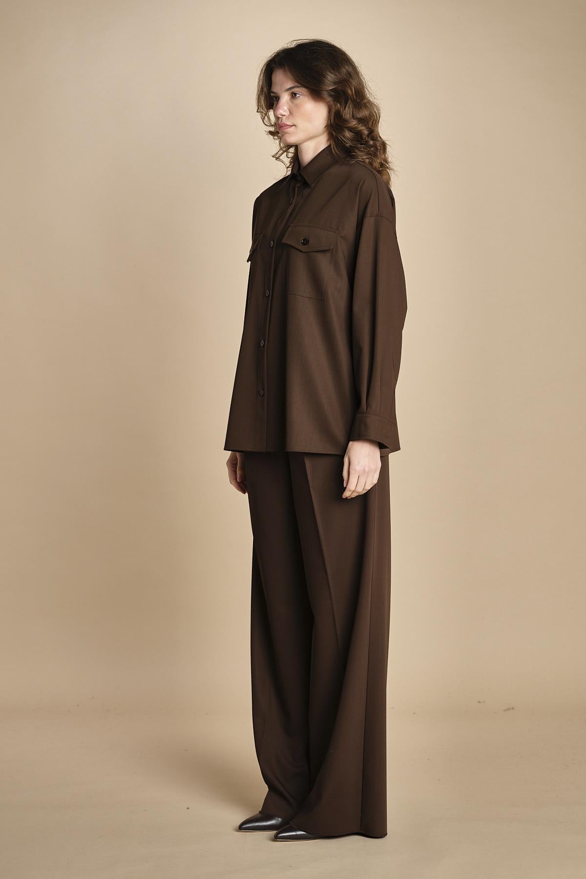 camicia con tasche applicate FIRMINA 2525196016600 004 weekend maxmara 
