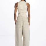 EMPIRE pantalone lino con tasche PAN1607EMPIRE ECR125S soeur 