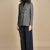 blazer doppiopetto in jersey galles 3679 NERO circolo 1901 