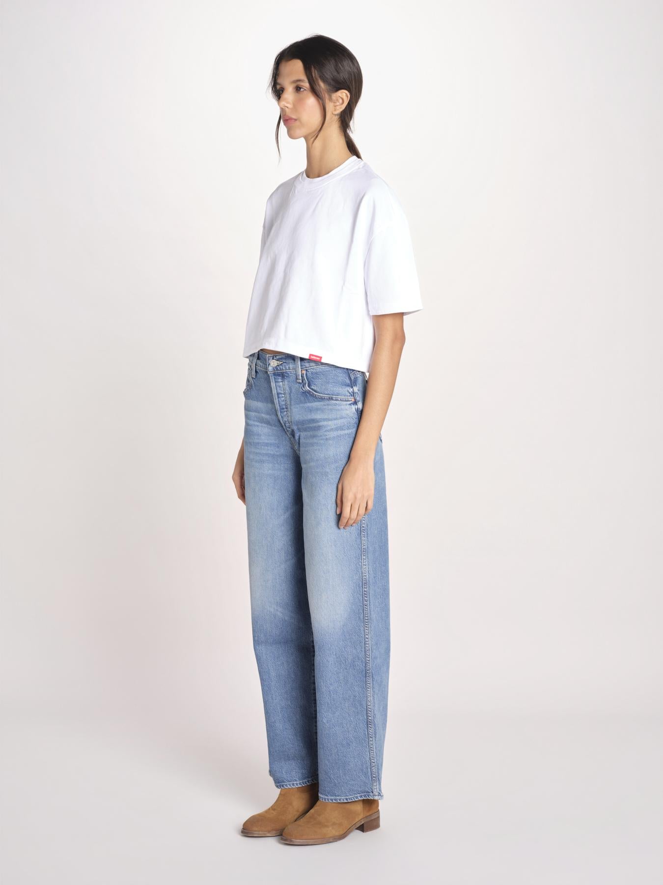 t-shirt over doppio colletto FAN T1817_PS26 010 WHITE bellerose 