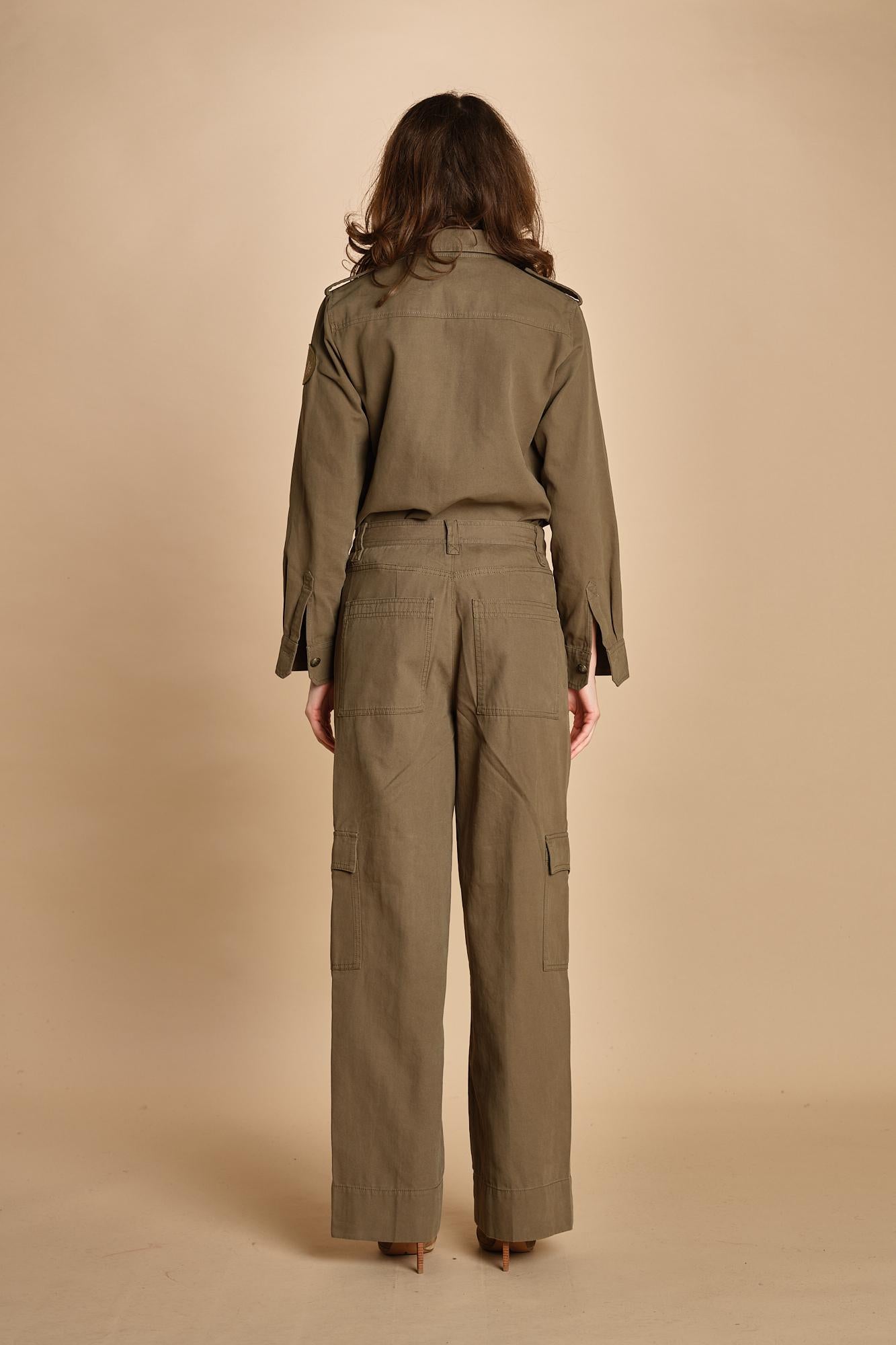 pantalone cargo. WWPA01857 LEAVES 308 zadig & voltaire 