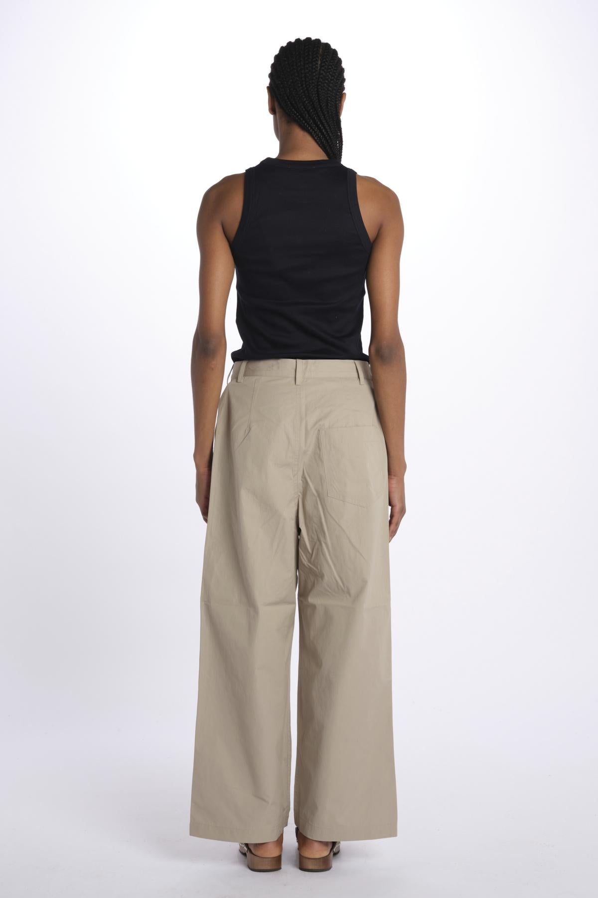 Pantalone over con pences PASADENA SAND sofie d'hoore 