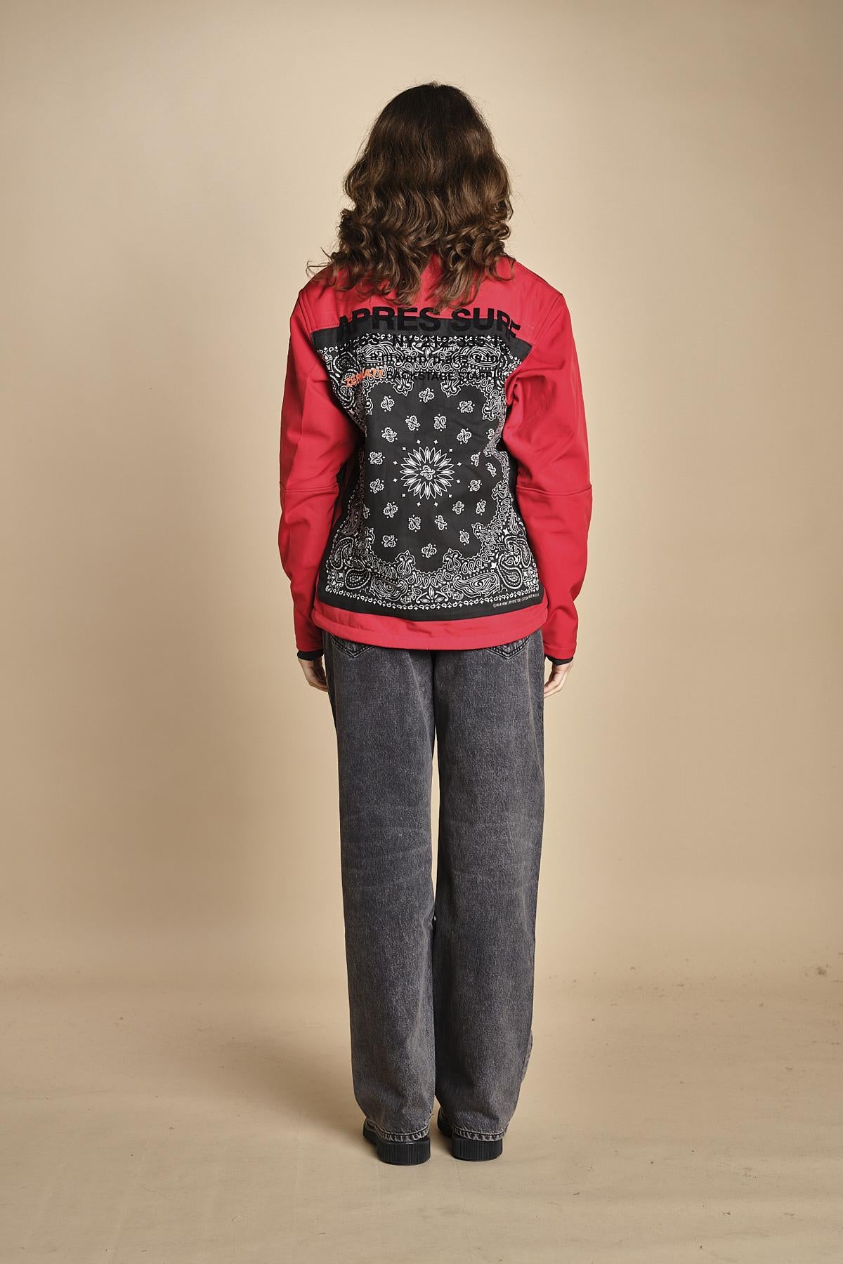 giacca sportiva INGEMAR ROSSO apres surf 
