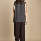 gilet over links MIL55 25024 GRIGIO SCURO milaura 