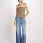 top bustier in cotone 41360-400 MILITY 88 federica tosi 