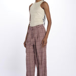 pantaloni seersucker principe di galles 179558 U106 scotch&soda 