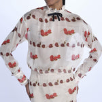 Camicia chiffon righe G043 5539 SAC1 n21 