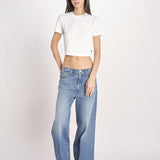 tt-shirt costine m/c PARGA 026TS614RM LATTE woc 