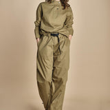 camicia collo guru DIMAS SNW MILITARY GREEN studio nicholson 
