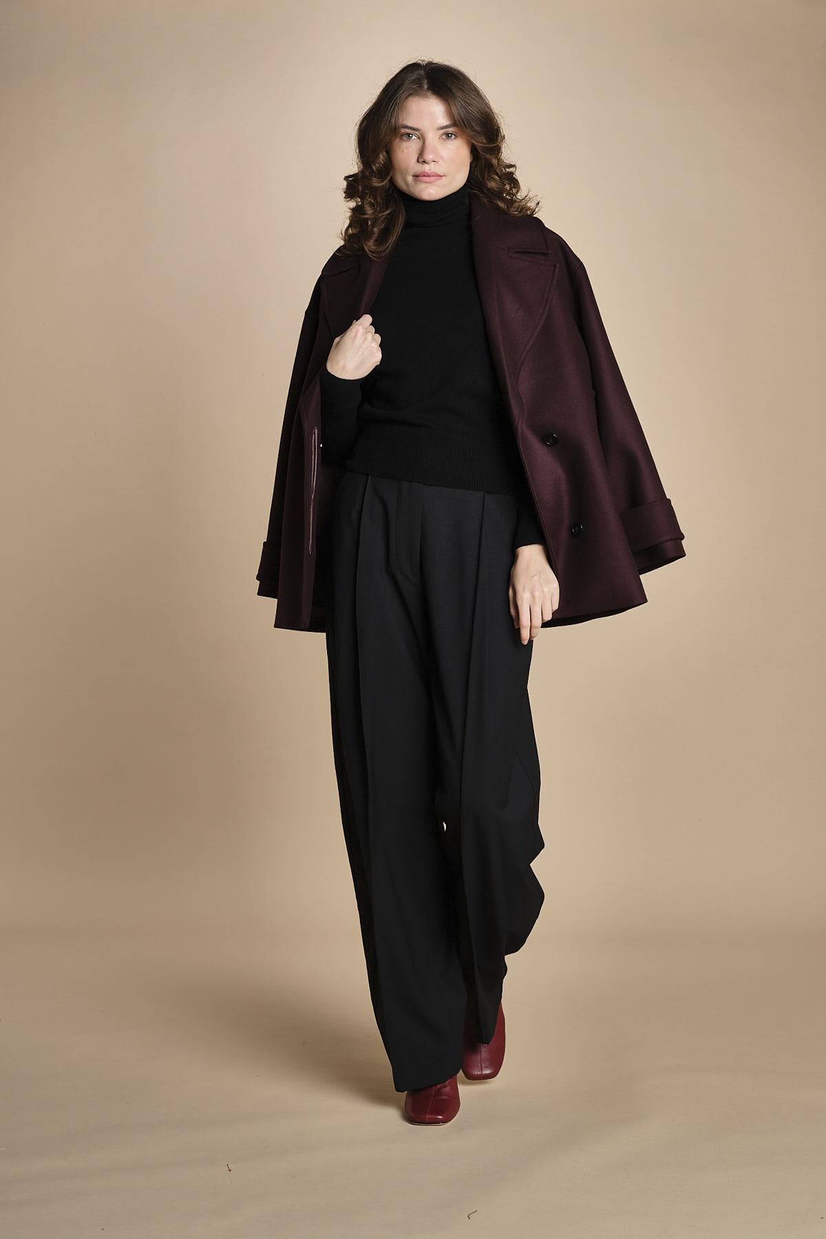 pantalone largo stretto sul fondo CARA TLW03116W0206ABTPB BLACK T0002 the latest 