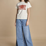 tshirt stay fun REESE ECRU ba&sh 