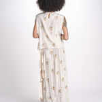 top con ricamo fiorellini e nervature SOFIA LVSSS2026208 BEIGE lug von siga 