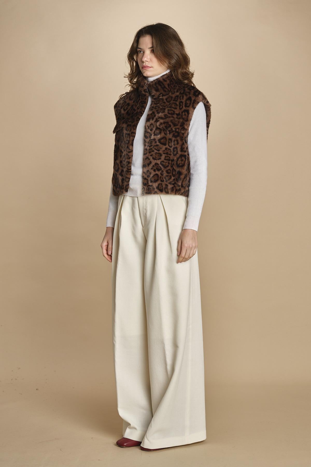 gilet in ecofur. GABI LEO giovanni paris 