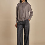 camicia over in lana merino MIL LAU20 E14043 SIGARO milaura 