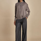 camicia over in lana merino MIL LAU20 E14043 SIGARO milaura 