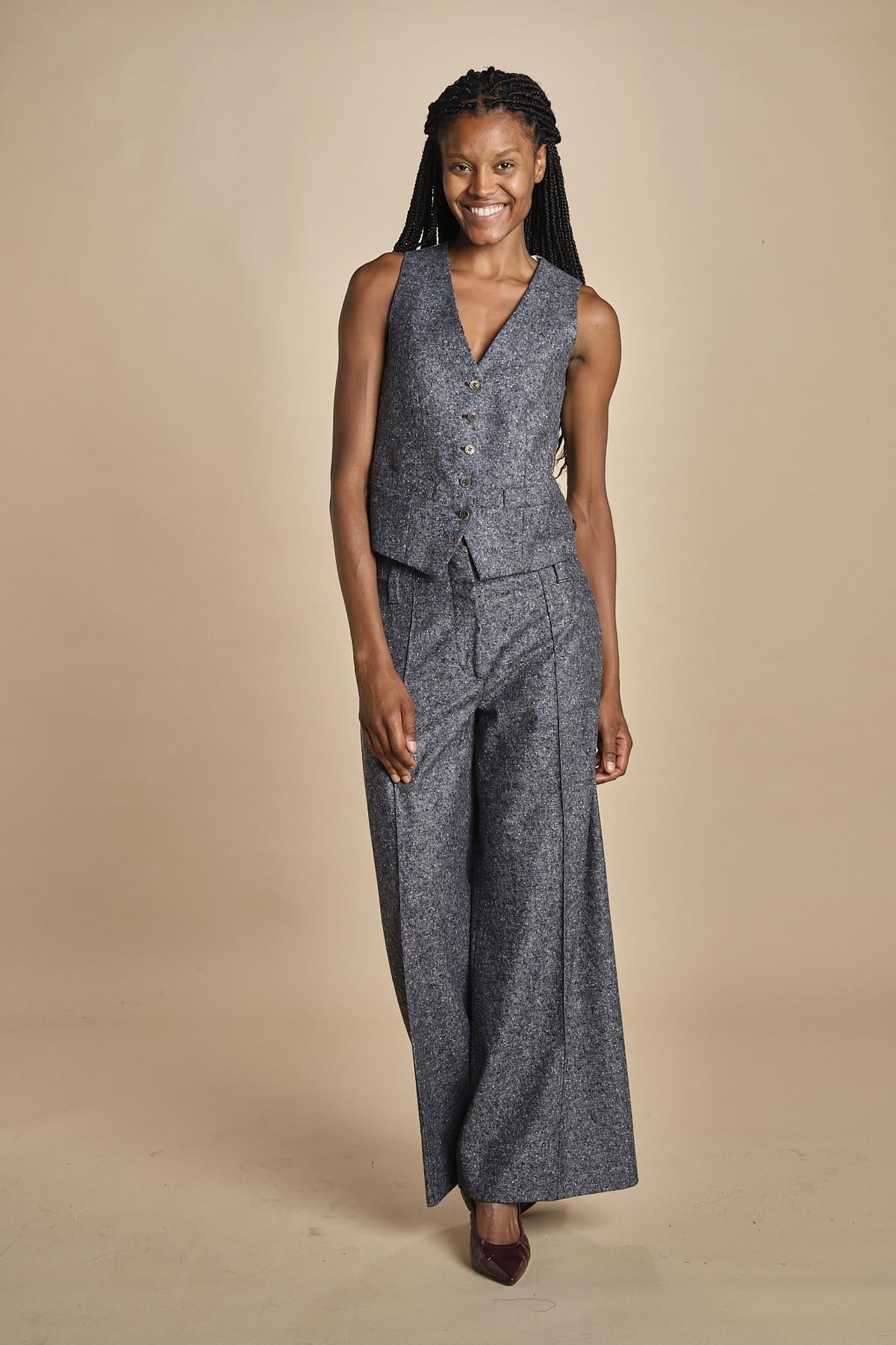 gilet occhio di pernice BETTY 33099932 15 quelledue 