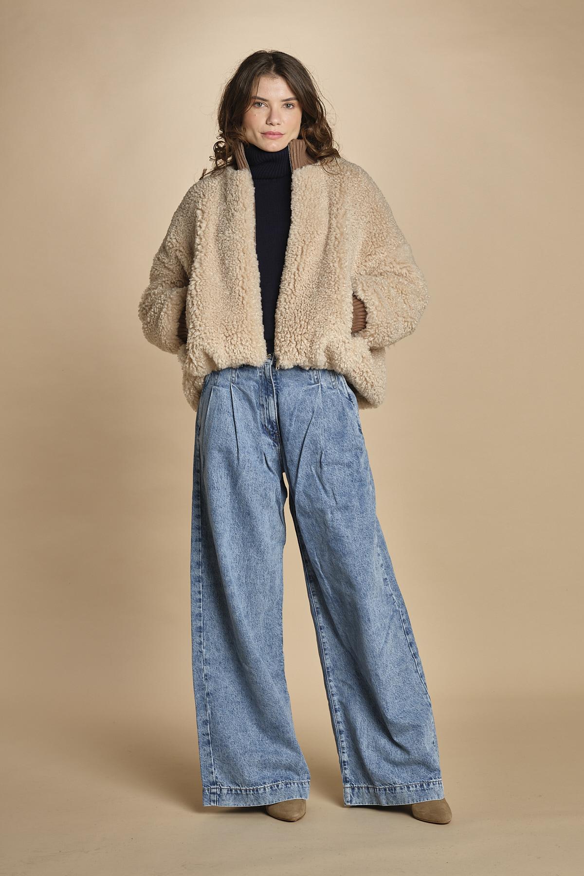 denim con pinces POPS STONE BLU bellerose 