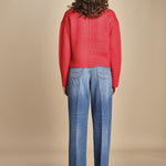 MYAC maglia collo alto in shetland BEMT512 LIPSTICK hartford 